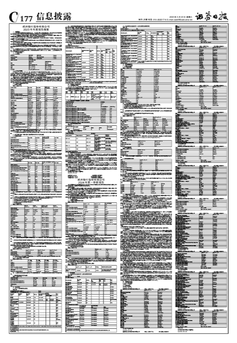杭州银行股份有限公司 2023年年度报告摘要